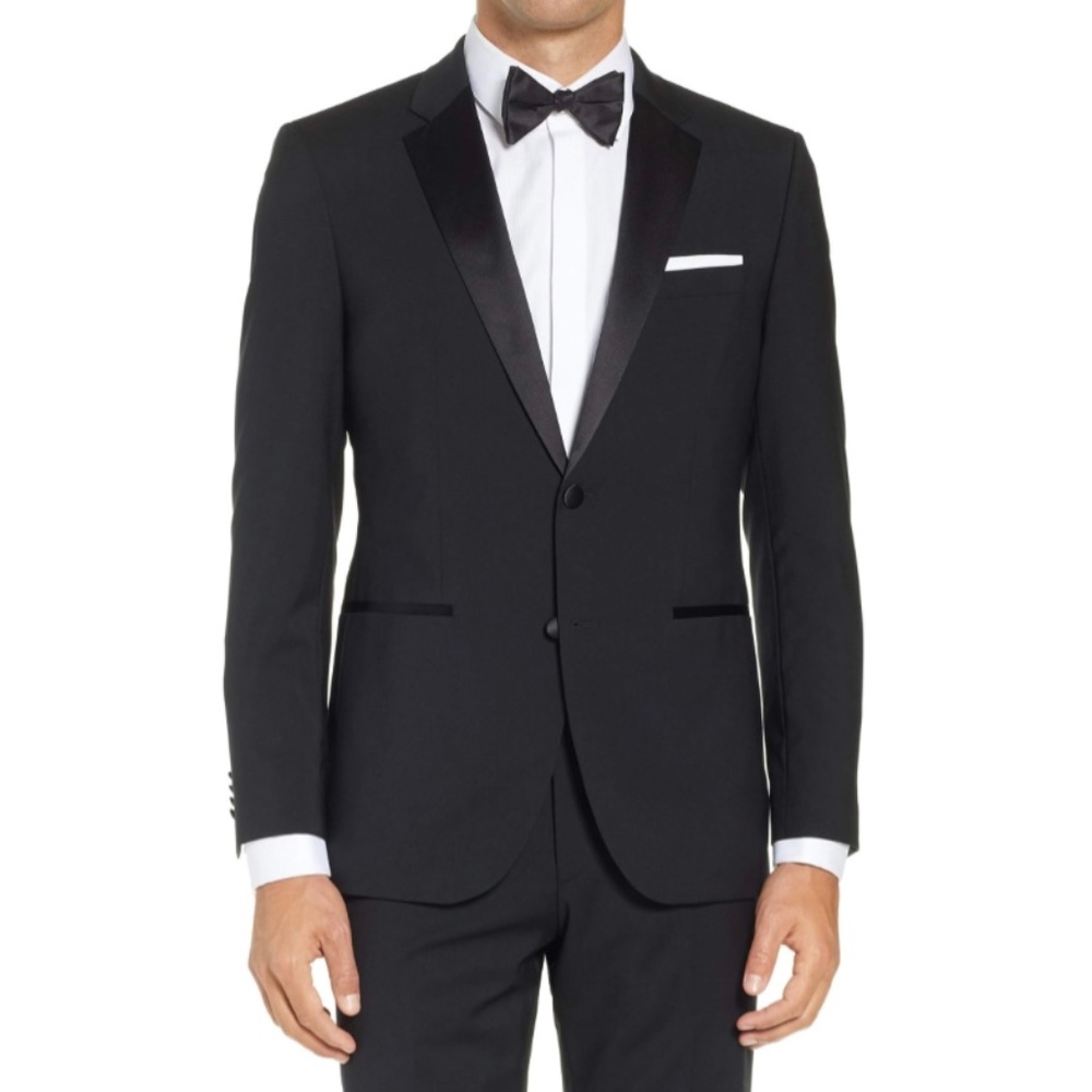 Adam Baker Men’s Two Piece Tuxedo Suit